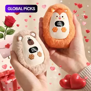 Rechargeable Hand Warmer heater, Cartoon Electric Hand Heater, Couple Hand Warmer, Adjustable Temperature, Portable, kids gifts，Christmas Gift for hers, Indoor Outdoor Use，New Year Gift #GLOBAL PICKS