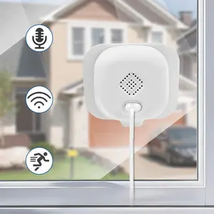 Window Camera, Wireless Security Cameras, 2.4GHz WiFi Indoor Camera for Home Security with Full Color Night Vision, 2-Way Audio, 24/7 Recording, Human/Motion Detection, Real-Time Alerts