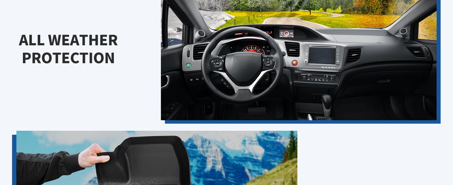 YITAMOTOR Floor Mats Fit for 2019-2025 Chevrolet Silverado GMC Sierra 1500 & 2020-2025 2500HD 3500HD Crew Cab Bench Seat, All-Weather Upgraded 2nd Gen Floor Liners YITAMOTOR Floor Mats Fit for 2019-2025 Chevrolet Silverado GMC Sierra 1500 & 2020-2025 2500HD 3500HD Crew Cab Bench Seat, All-Weather Upgraded 2nd Gen Floor Liners