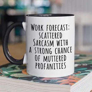 Pawfect House - Funny Sarcastic Work Ceramic Accent Mug 11oz - Office Humor Coffee Cup, Coffee Mug, Drinkware Gift For Coworkers, Boss, Friends, Employees