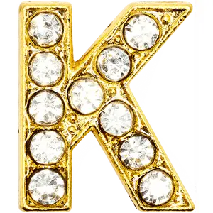 K - Gold, Rhinestone