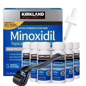 Kirkland Minoxidil 5% Extra Strength 1, 3, 6, 12 Months Supply Men Hair Regrowth (New Packaging) Hair Care Comfort Serum.