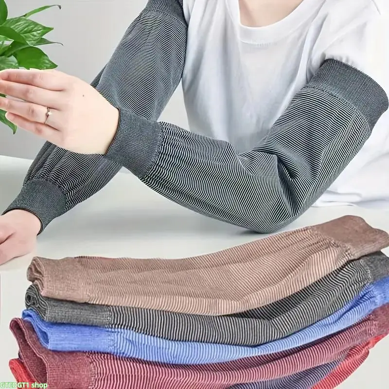 6 pcs Stretchy Cooling Arm Guards, Uv Protective Breathable Arm Sleeves in Various Patterns, Thin Portable Outdoor Arm Covers for Men and Women, Suitable for Cycling, Running, Driving, Fishing and Long Time Outdoor Exposure in Hot Seasons