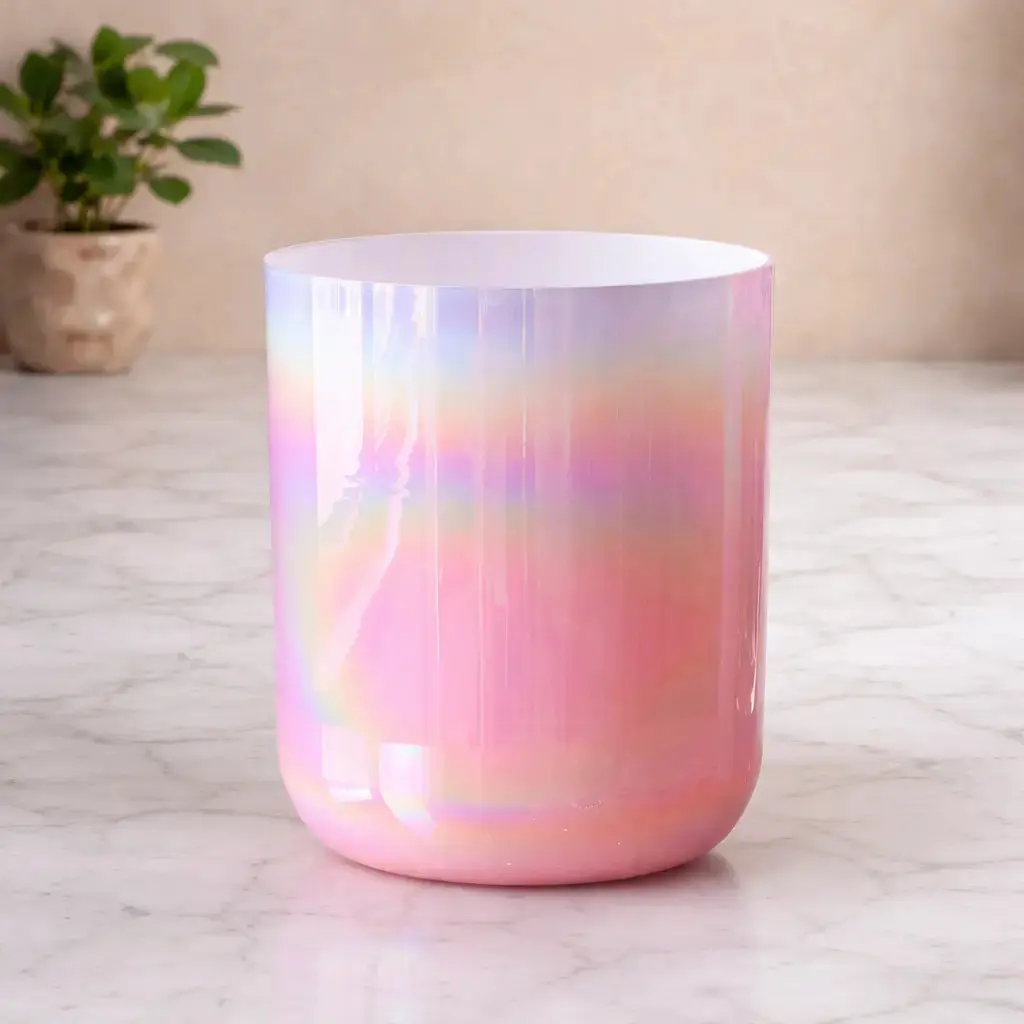 Aurora Rose Crystal Singing Bowl
