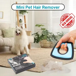 Mini Pet Hair Remover for Car Detailing, Silicone Pet Hair Removal Tool for Car Carpets, Car Interior, Furniture and Couch, Portable Lint Remover.