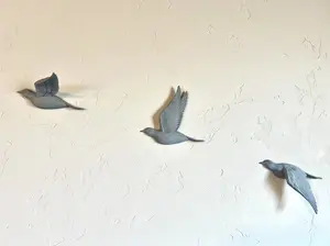 Birds in Flight Wall Art – Elegant 3D Printed Home Decor Decorative Ornaments Room Artistic Decoration Wall Art