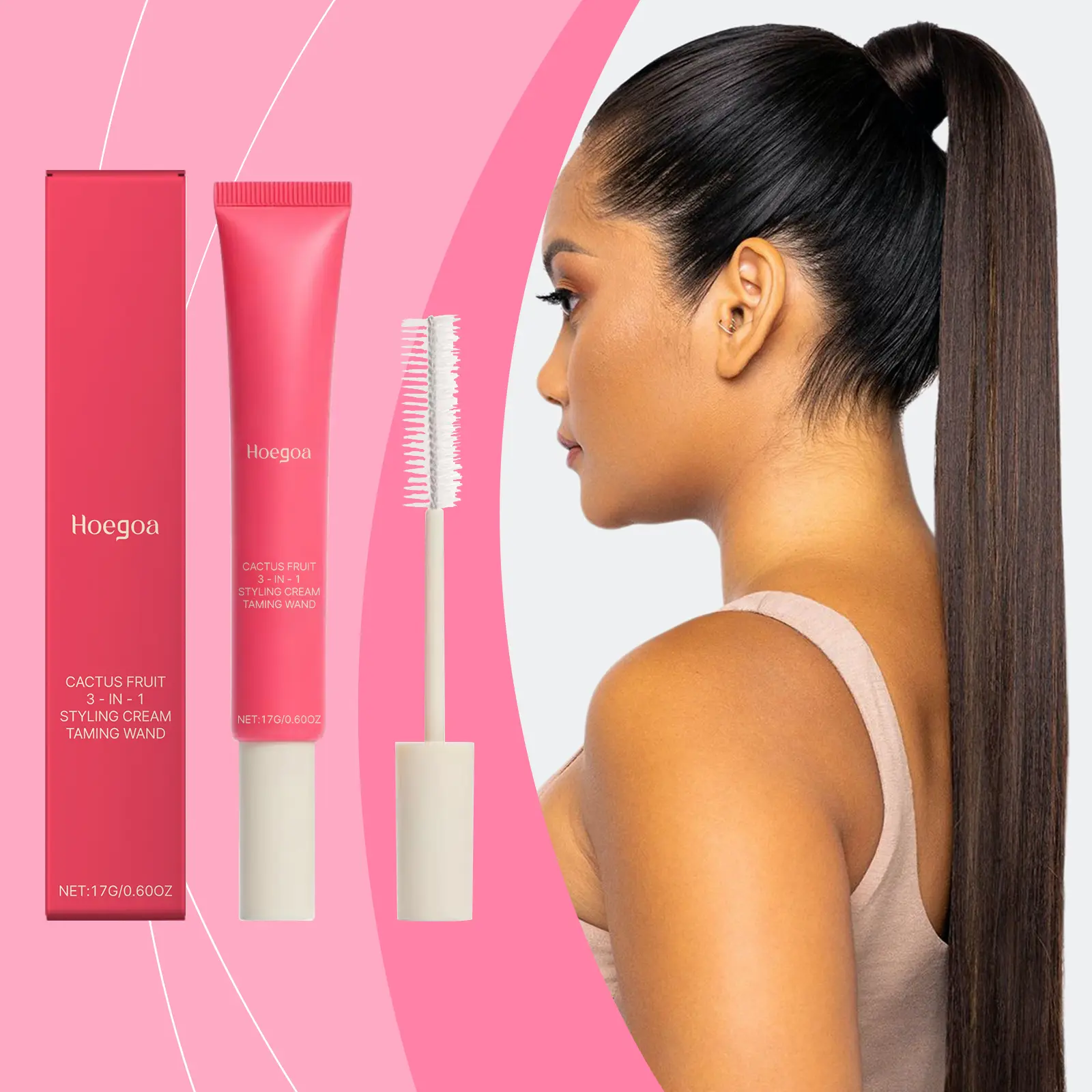 Available in 1-pack/2-pack Hair Styling Cream, gentle and smooth, natural shine, styling and setting, nourishes hair, daily hair care cream Hair Care Products