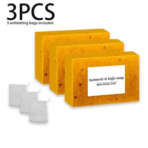 Kojic Turmeric Face Soap, Kojic Soap, Face Cleansing Soap, Turmeric Face and Body Soap, Kojic Face and Body Soap