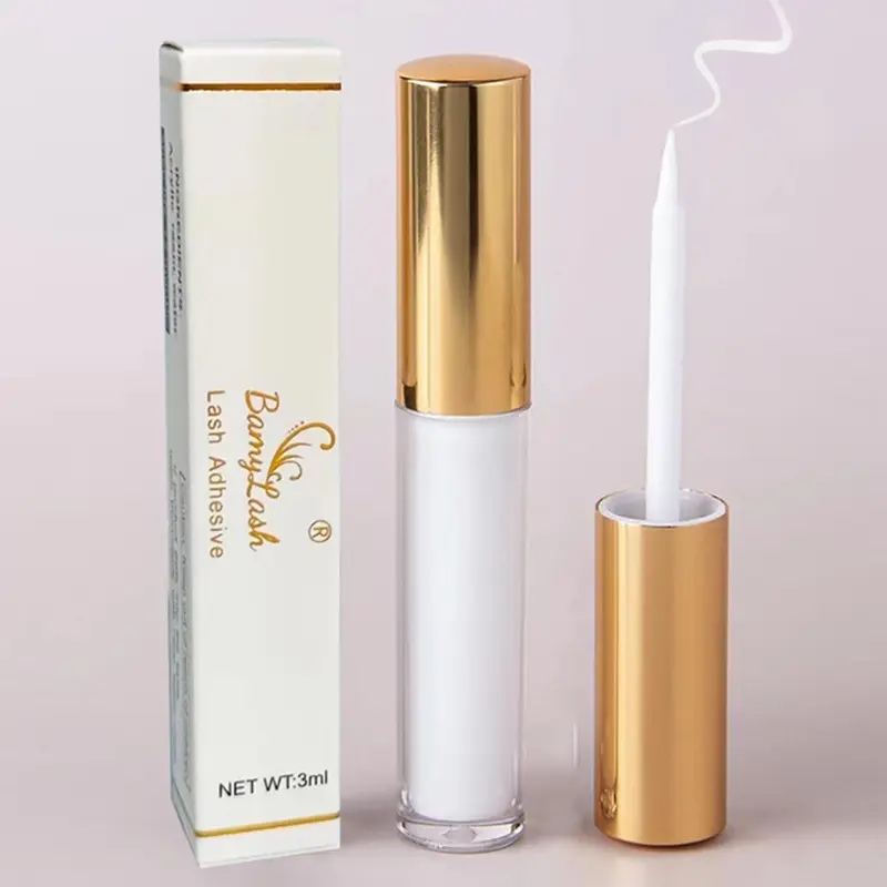 Long Lasting Lashes Glue for Eyelash Extensions, 1 Count False Eyelashes Glue, Eyelash Glue for Cluster Lashes & Strip Lashes for Women & Girls DIY Eye Makeup, Cosmetic Eyelash Extension, Eyelash Adhesive