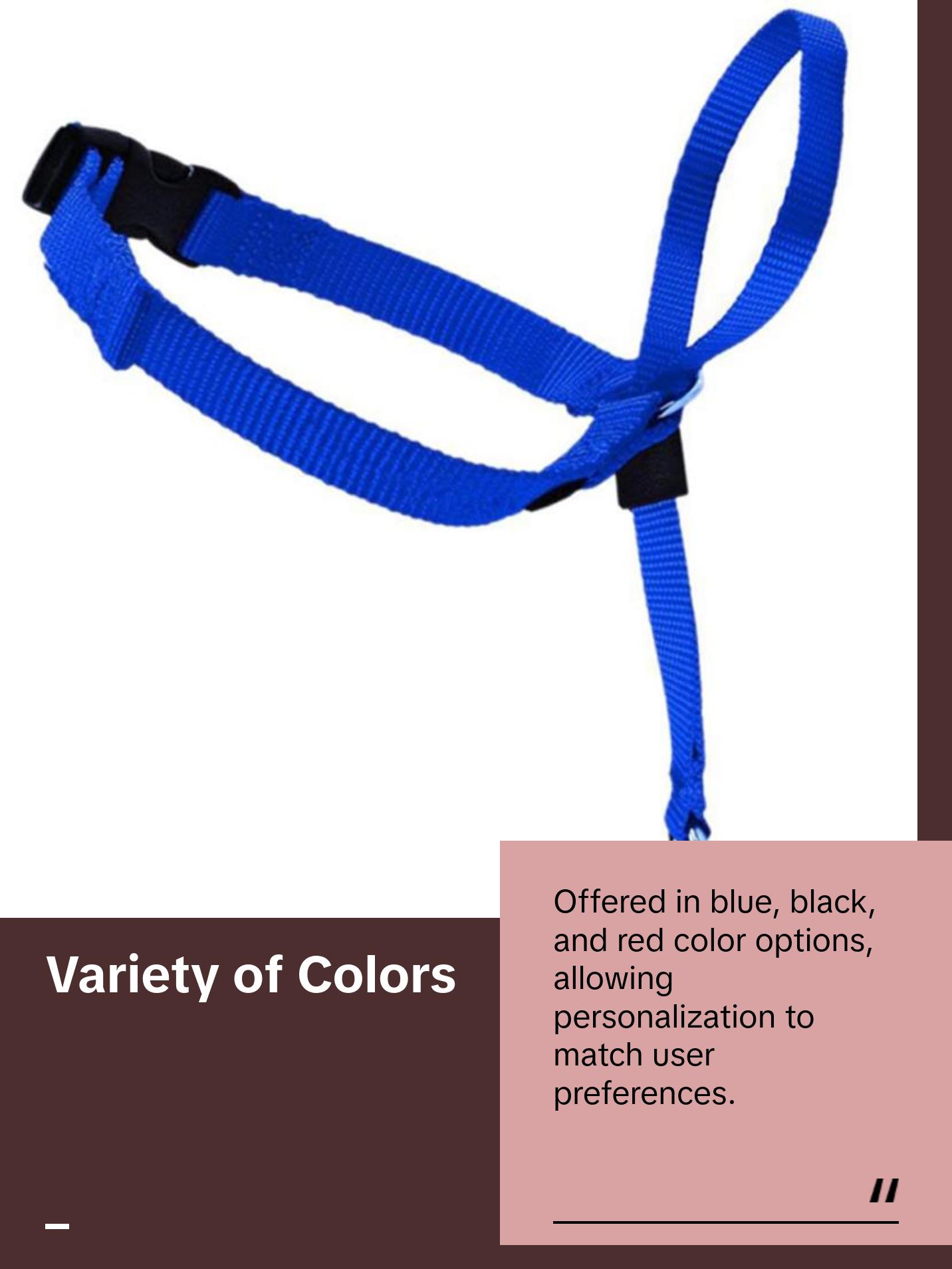 Pet Dog Head Collar Gentle Control Leash Leader Stop Pulling Training Tool No-Pull Painless Head Leash Collar Pet Products