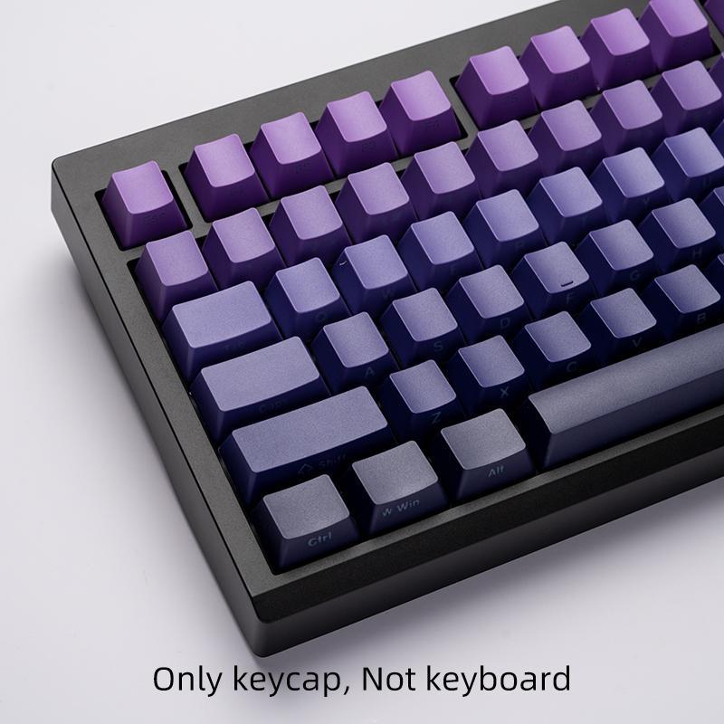 RGB Backlight Keycap, PBT Keycap, Keyboard Keycap for 6.25U Space 61 68 75 82 87 98 100 108, Computer Accessories