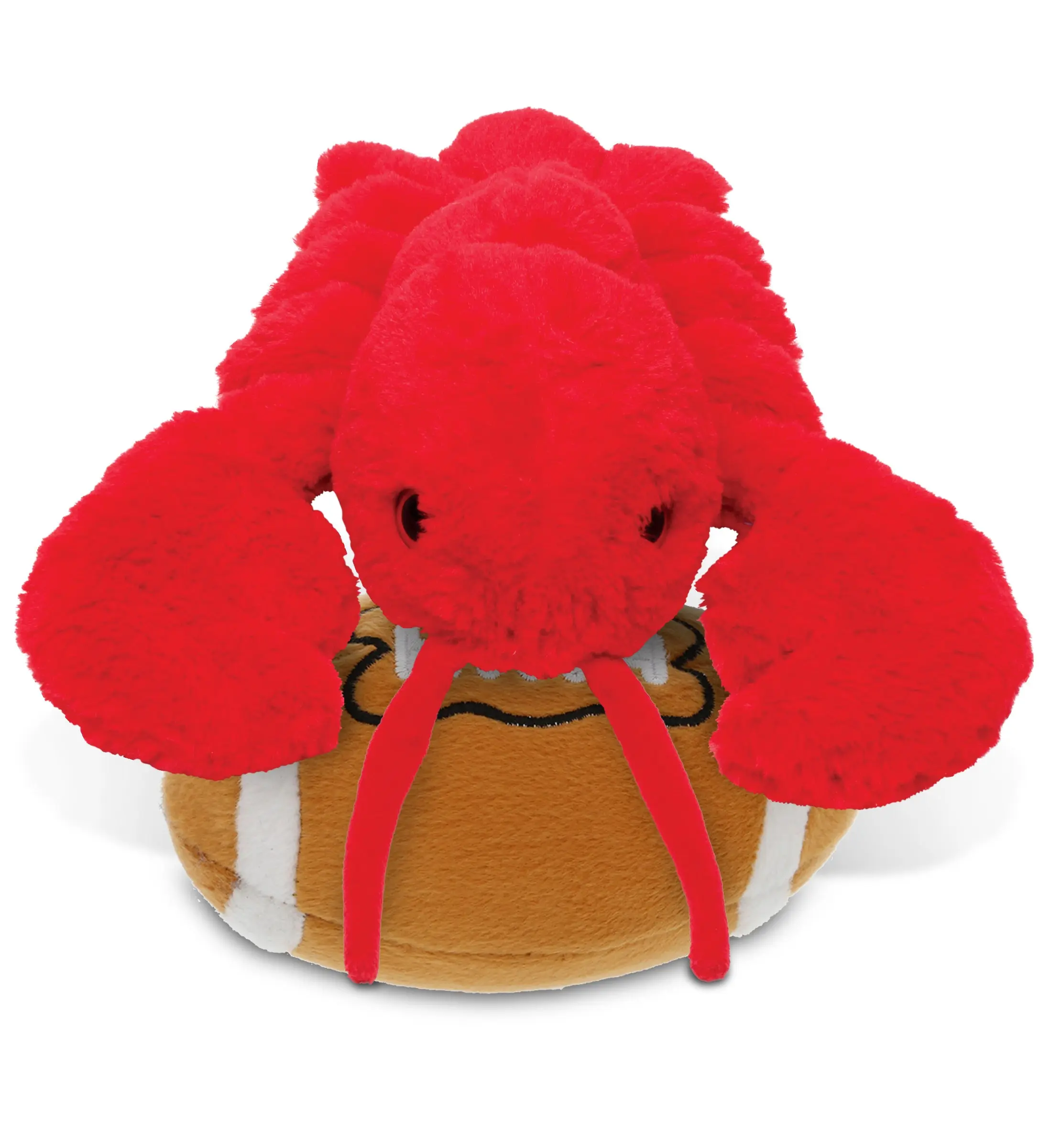 PLUSH FOOTBALL - SUPER SOFT PLUSH - ELEGANT RED LOBSTER