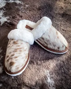 Myra Bag Women's Fluffy Fur Slide Footwear, Homey Scuff Slippers