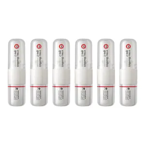 Siang Pure Herbal Nasal Inhaler from Thailand - Therapeutic Aromatherapy Natural Decongestion Essential oils - 6 Pack