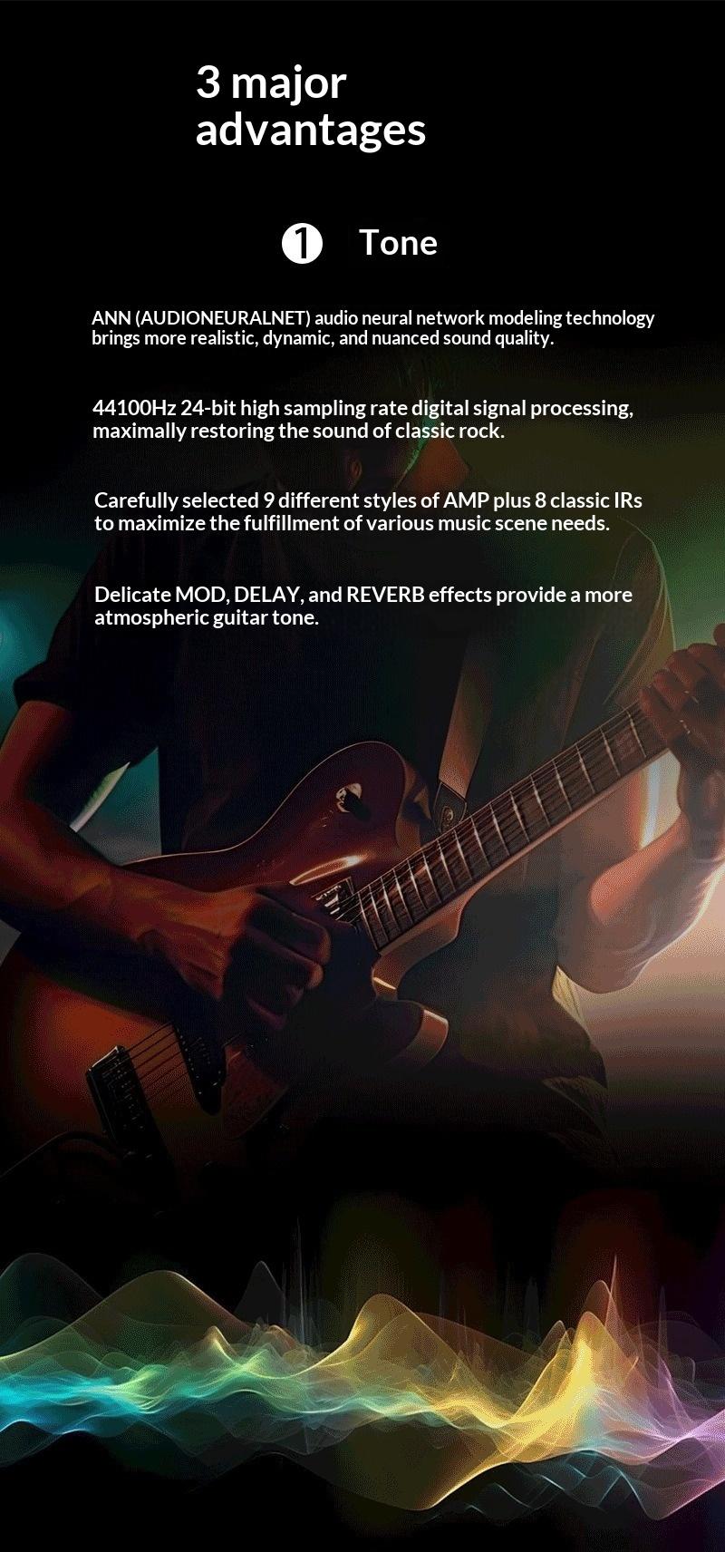 Electric Guitar Effects Unit, Multi-effects Processor, Delay, Reverb