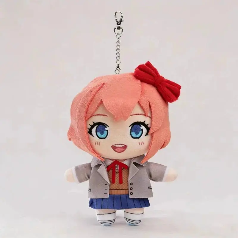 Doki Doki Literature Club Plush Dolls Monika Natsuki Yuri Sayori Anime Merchandise Stuffed Figures Holiday Gifts Toys