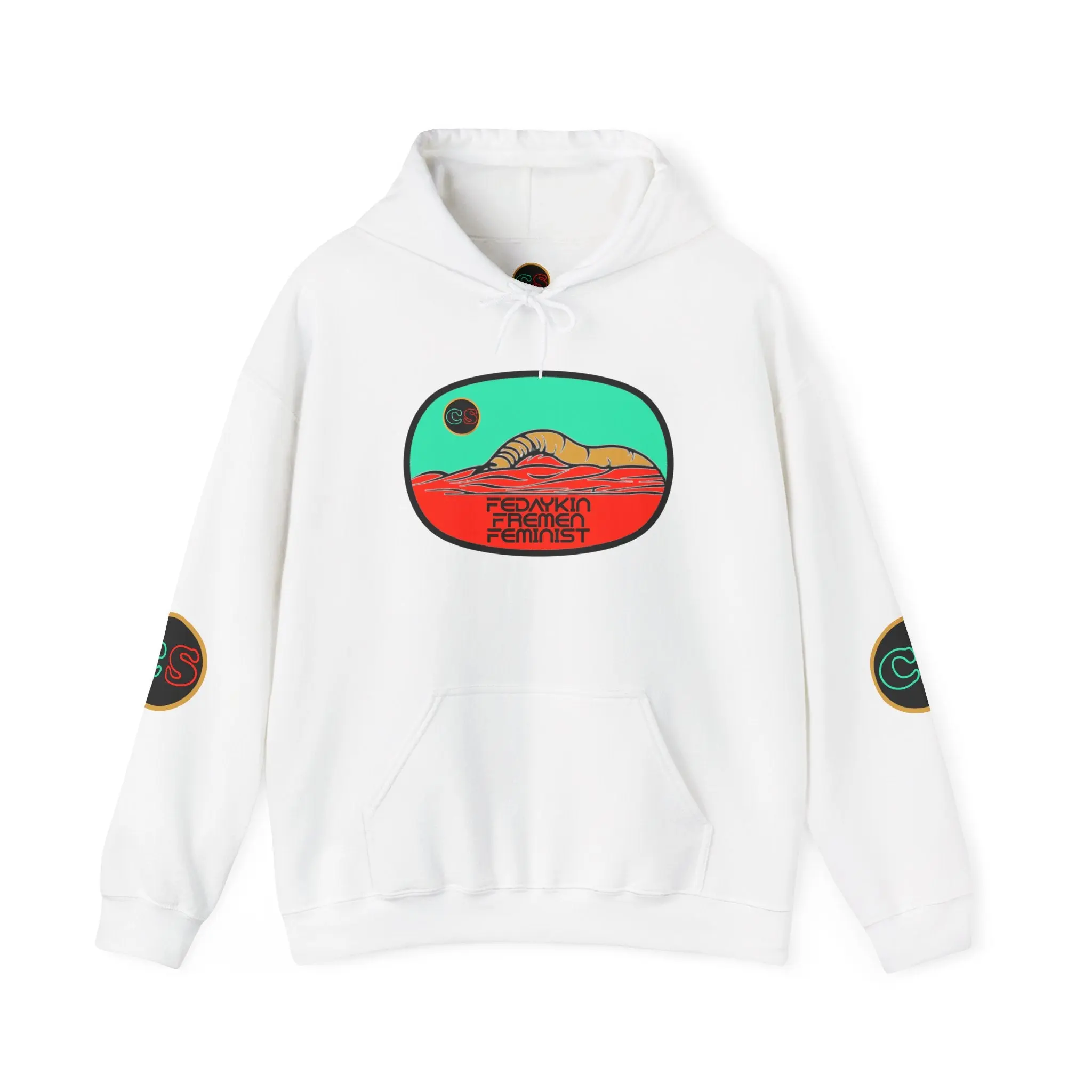 Sand Worm Surprise Unisex Heavy Blend™ Hooded Sweatshirt Cinema Siblings episode Dune - Lost in the Desert