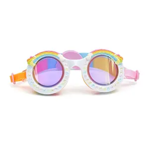 Goggles Rainbow 100% Silicone Latex Free UV Protection Anti-Fog for Ages 6 Years and Up