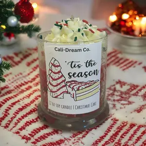 Christmas Cake Candle