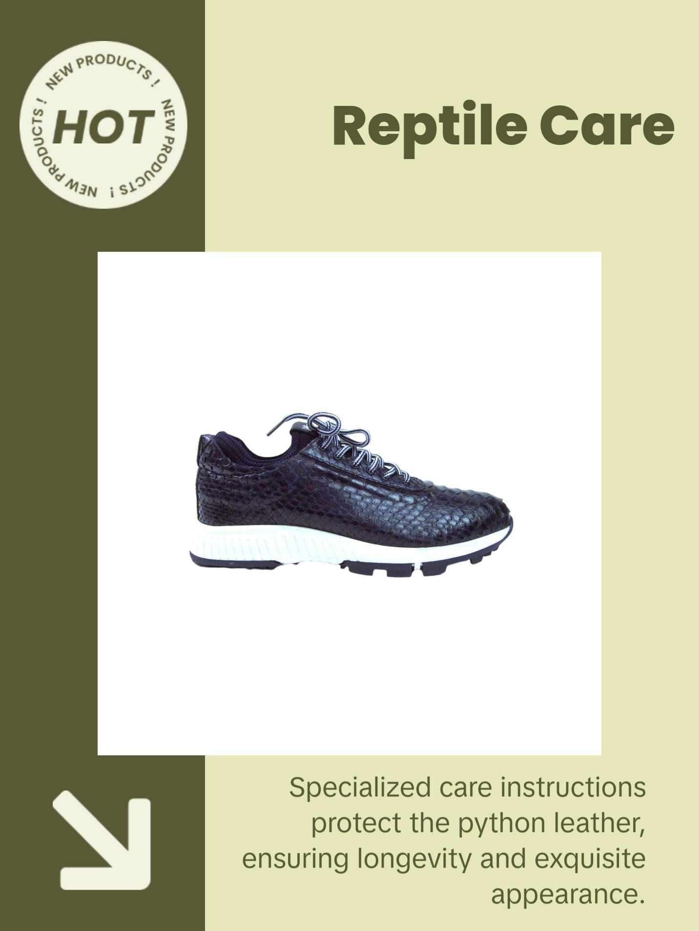 W&H Men's Viper Python Golf Shoes in Navy