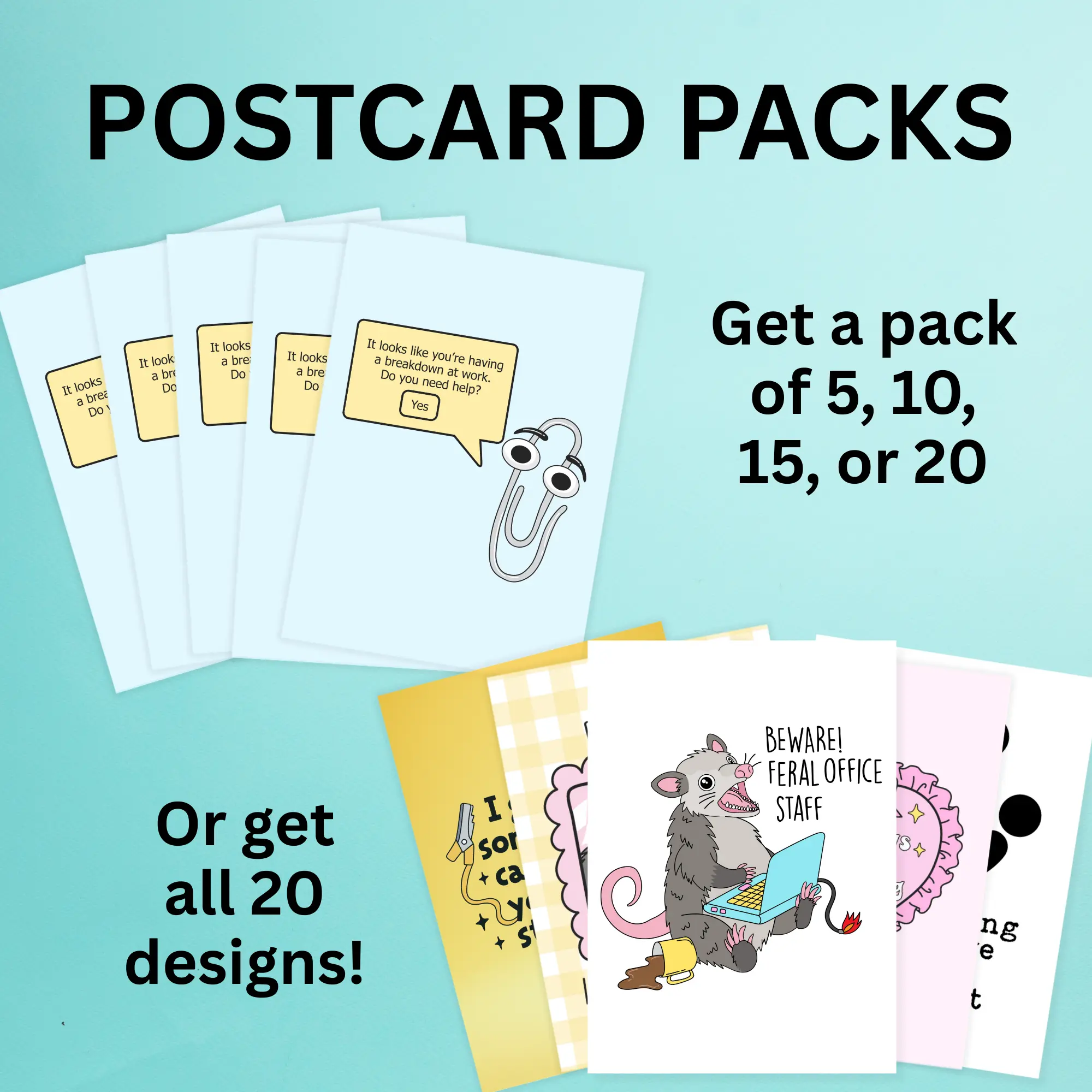 Postcard Packs Postcard Packs
