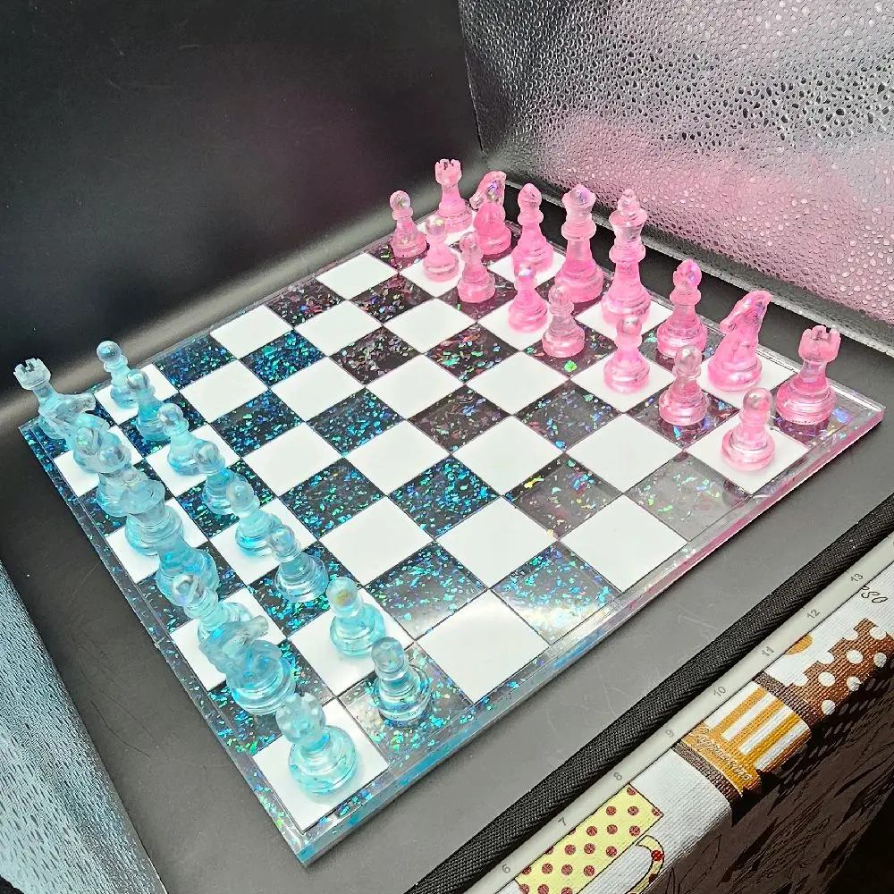 Handmade Resin Chessboard
