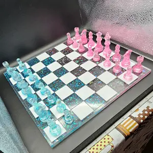 Handmade Resin Chessboard