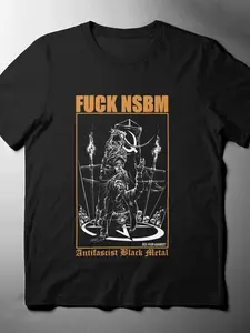 FCK NSBM Antifa Black Metal Classic T-shirt, antifa Unisex Shirt, black metal Tees, metal Shirt, metal music, antifascism, anti fascism, communism, socialism, heavymetal, deathmetal, anarchism, satanism, , dark, dark art, Cotton, Casual, Printed, Fashion
