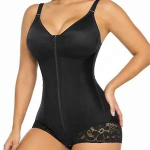 Faja Women's Colombian Shapewear Bodysuit Tummy Control Compression Girdle Breathable Womenswear Bodycon Garment waist trainer full body