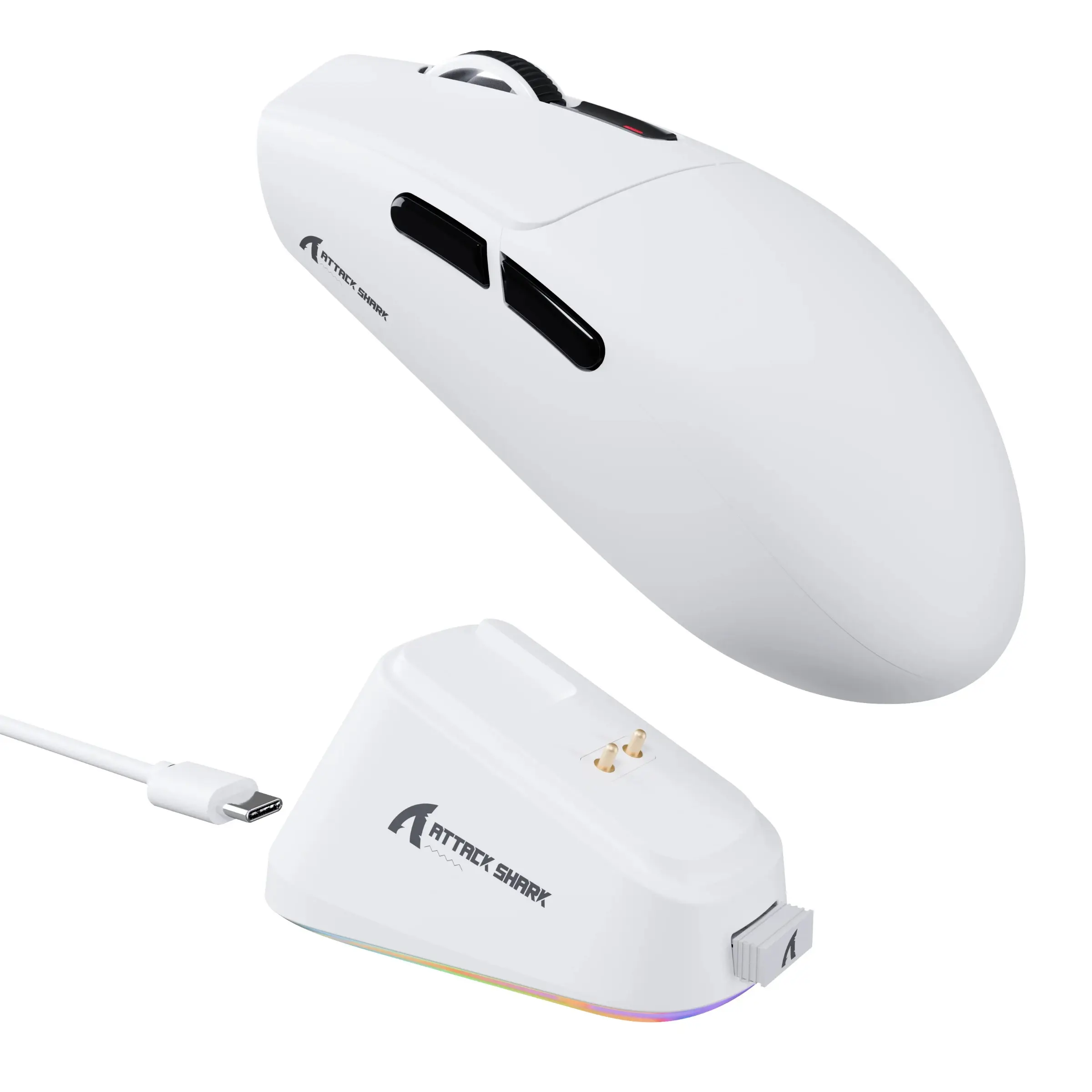 ATTACK SHARK G3PRO Tri-mode Wireless Gaming Mouse with Charge Dock 25000 DPI Ultra Lightweight