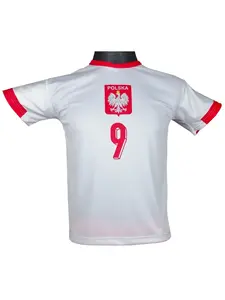 Lewandowski Football T-Shirt - Stylish Jersey, Comfortable and Breathable Style - Poland Team: New Design - 2026 Series