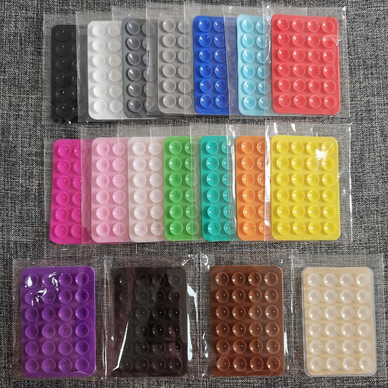 UPTECH1 Premium Silicone Phone Sticky Grip Pad Strong Suction Hands-Free Phone Holder for Selfies Videos & Desk Use Versatile Mounting for Mirrors Walls Cars and Gyms