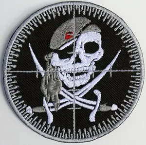 Sniper Skull embroidered patch