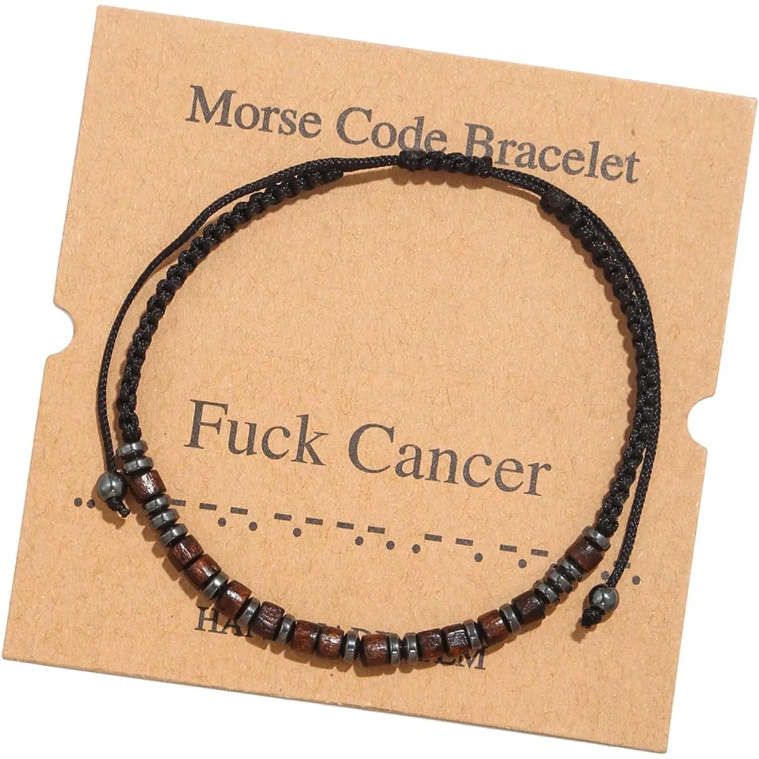 Morse Code Bracelet,Vintage Promise Distance Friendship Bracelets Hand Made Beads String Rope Bracelet for Women Men Friend Couples
