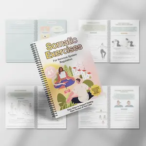Somatic Exercises for Nervous System Regulation Workbook, 41 Yoga Breathwork Techniques, Vagus Nerve Support, Stress Reduction, Mindfulness
