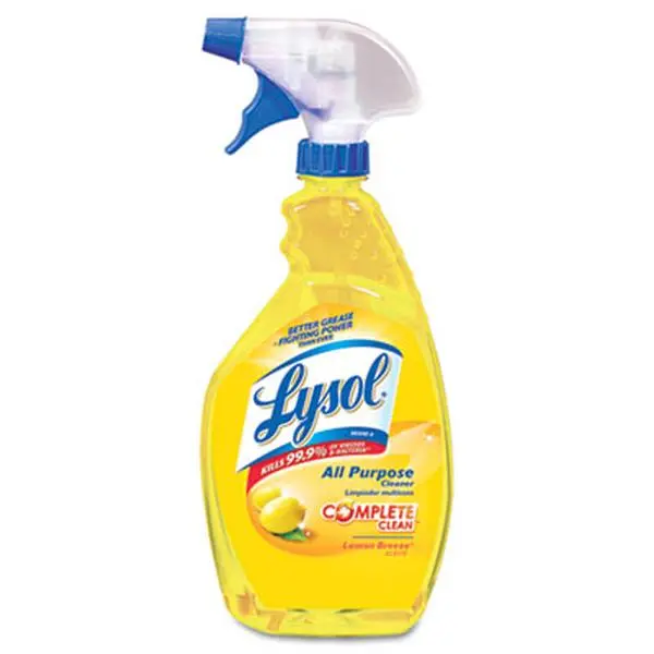 212 MAIN LYSOL 75352EA All-Purpose Germs Killer Cleaner - Lemon Scent, 32oz Spray Bottle, Stainless, for Household Hard Surfaces