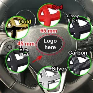 Toyo Small Steering Wheel Badge Emblem (65×45mm), Durable ABS Material – Stylish Automotive Accessory to Enhance Your Car’s Look