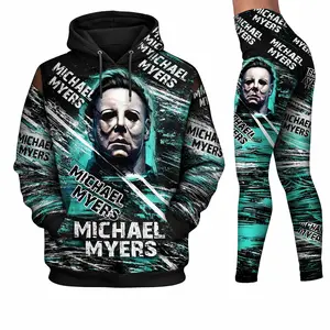 Michael Myer Horror Movie Combo Hoodie Leggings Halloween