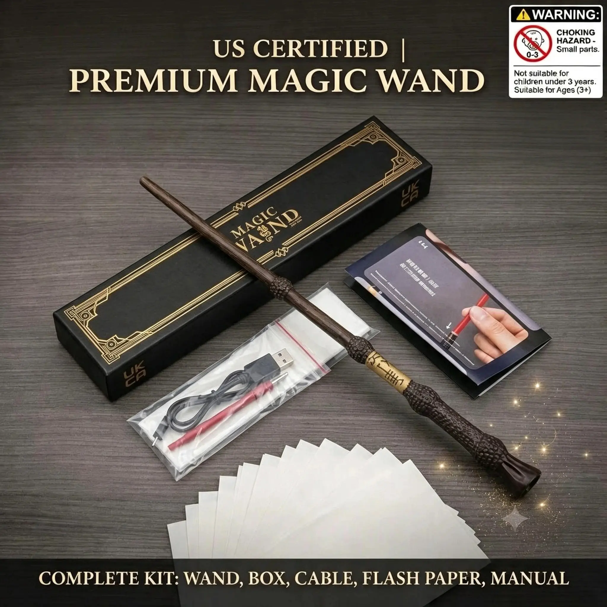 Magic Wand Amazing Effect Reproduction Halloween Role Play Tools Stick Costume Role Play Party Dumbledore Props Premium Wizarding World Replica Wands