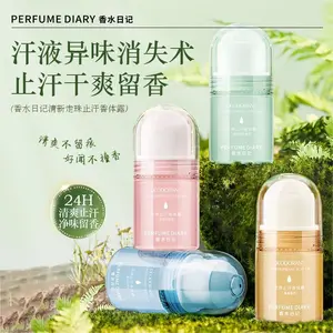 Perfume Diary Fresh Roll-On Deodorant Body Spray Underarm Odor Removal Deodorant Roll-On Perfume for Men and Women