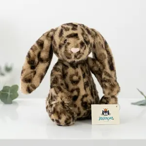 Jellycat Cobblehop Leopard Bunny Plush, Soft Stuffed Toy Doll, Lovely Gift for Her, Gift Ready with Dust Bag, NWT