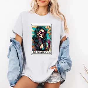 THE BADASS BITCH Tarot card shirt