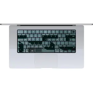 3D Wall MacBook Keyboard Sticker