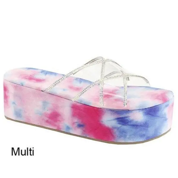 Danie Pink Tie Dye Slippers Danie Pink Tie Dye Slippers