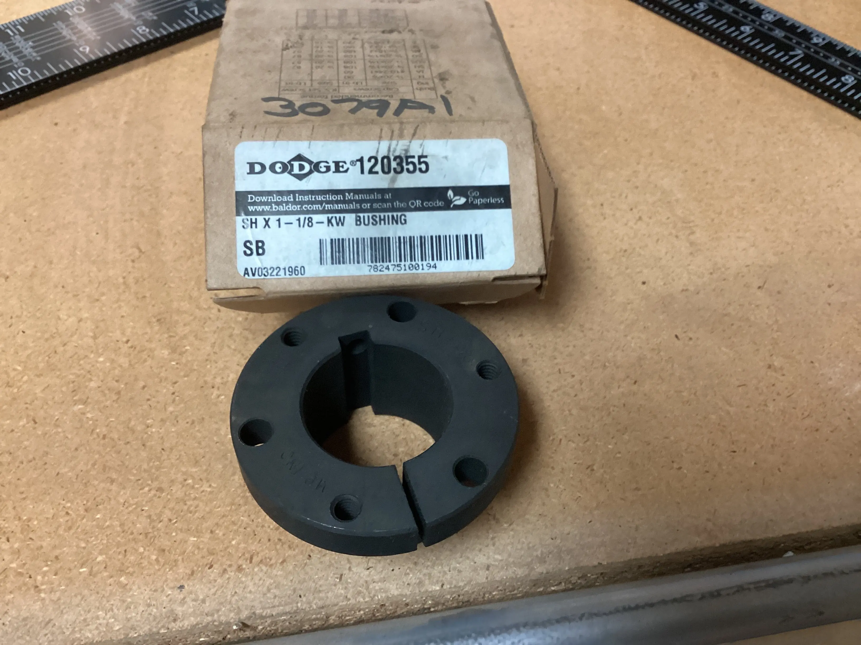 Dodge sh x 1 - 1/8 bushing