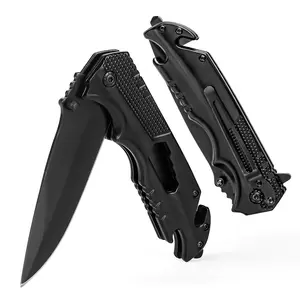 EDC Folding Knife - Made Of Stainless Steel Equipped With A Window Breaker  Bottle Opener  Seat Belt Cutter  And A Portable Pocket Clip Suitable For Outdoor Adventures And Everyday Camping Gear