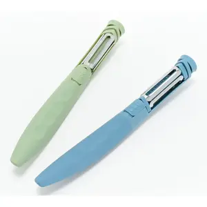 Henning Lee Set of 2 Multi Blade Rotating Peeler Set Henning Lee Set of 2 Multi Blade Rotating Peeler Set