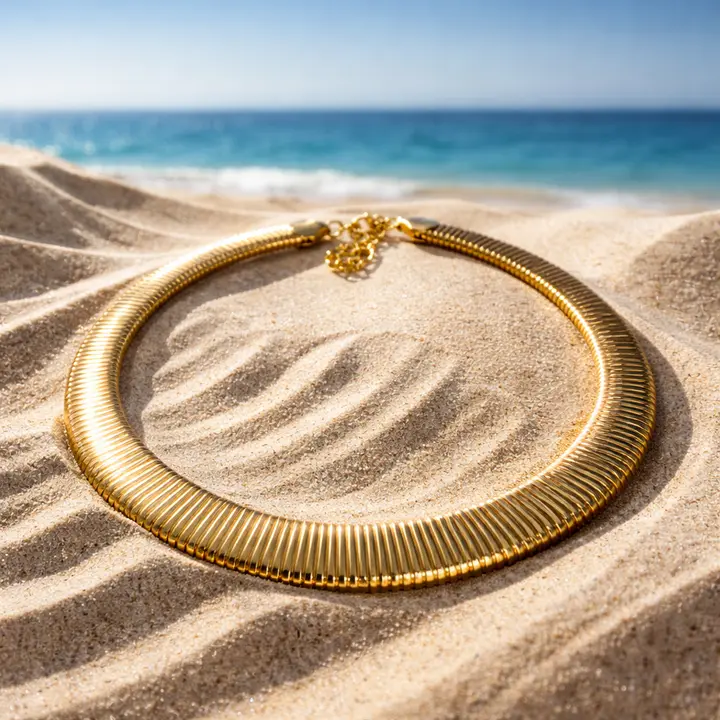 Ripple Effect- Collar Necklace Ripple Effect- Collar Necklace
