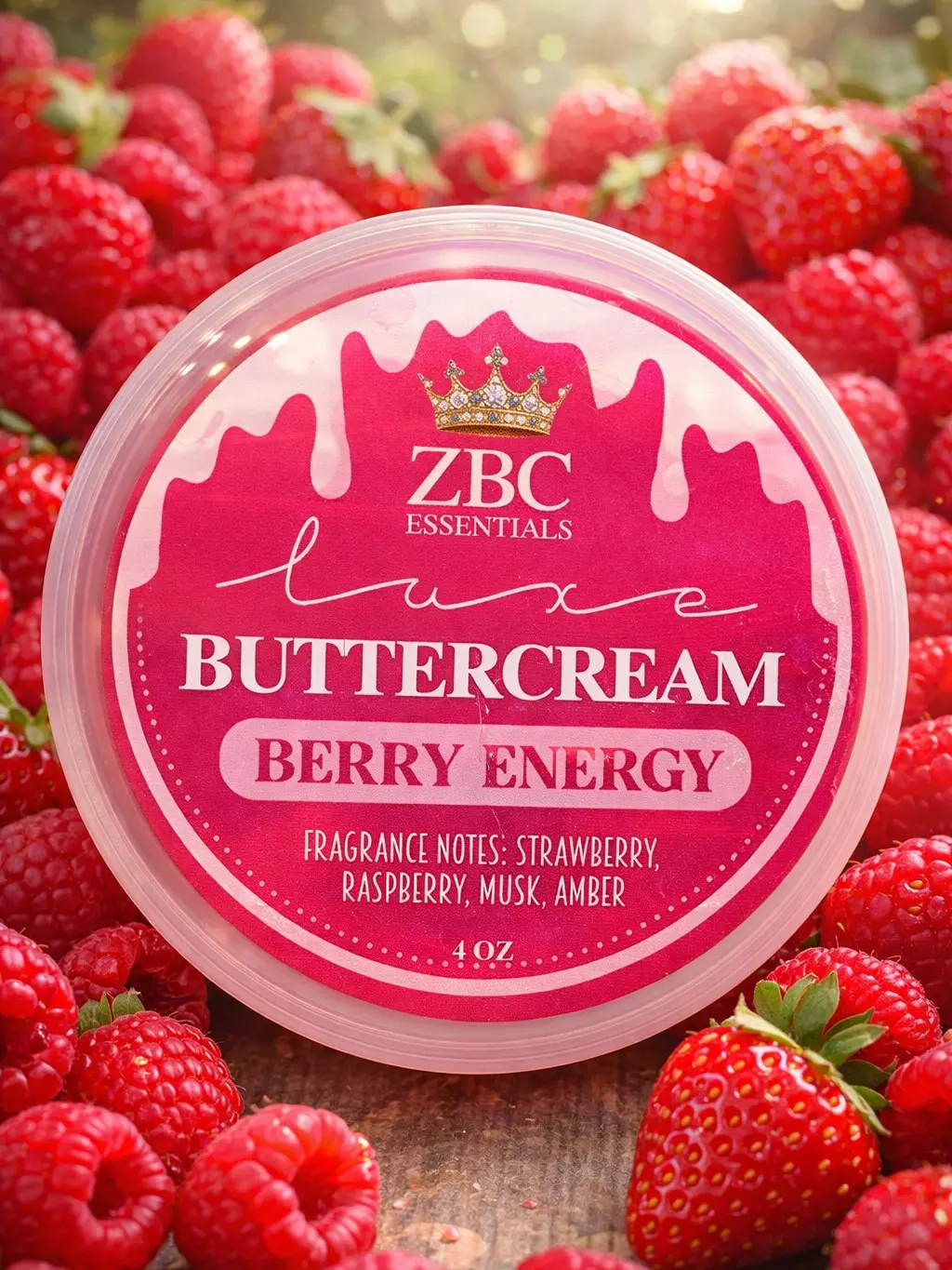 ZBC Essentials- Moisturizing- Perfumed- Buttercream 4 OZ- BERRY ENERGY