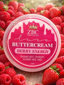 ZBC Essentials- Moisturizing- Perfumed- Buttercream 4 OZ- BERRY ENERGY